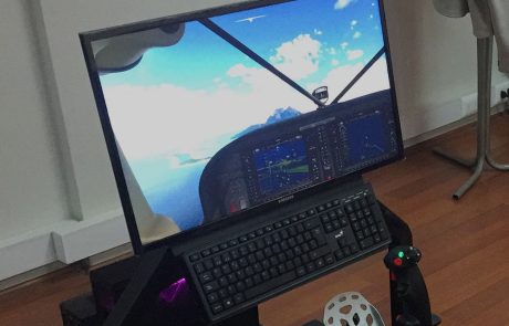 monitor y teclado estacion mk I